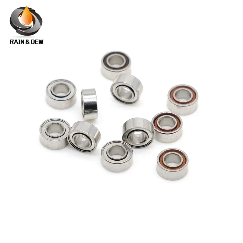 10Pcs 2.780mm SR144 TIZWN8 3.175x6.35x2.780mm ABEC-9 High Handpiece Cartridge Ceramic Balls with Cover Rotor Bearing