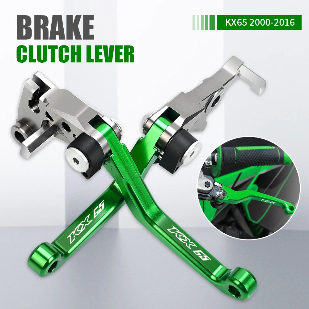 Dirt Bike Pivot Brake Clutch Levers hand grip For KAWASAKI KX125 KX250 KX 125 250 KX250F KX450F KXF 250 450 KX85 KX100 KFX450R