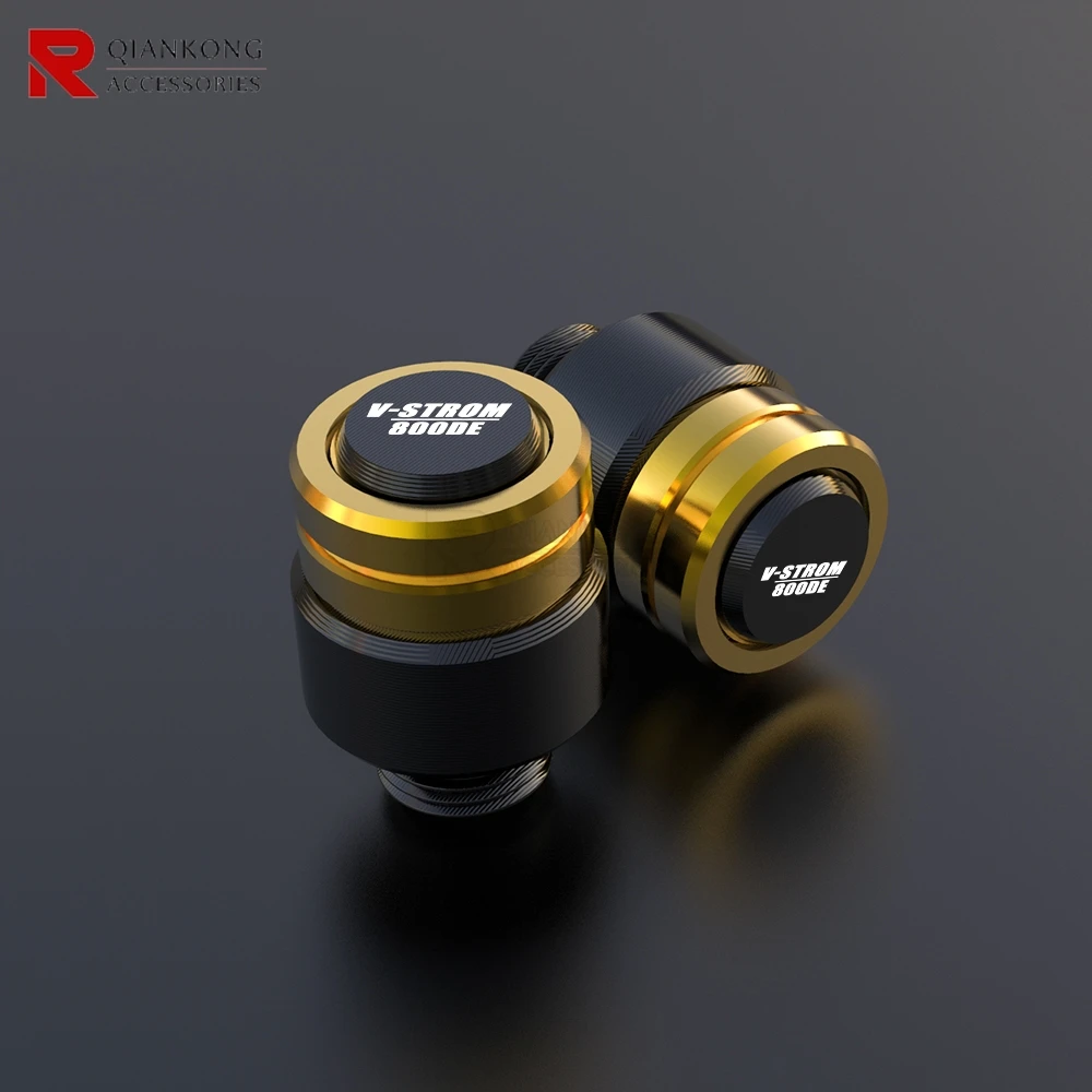 

VSTROM 800 DE 8/10mm Motorbike Rearview Mirror Plug Hole Screw Cap Tire Valve Stem Caps Cover FOR SUZUKI V-STROM 800DE 2023 2024
