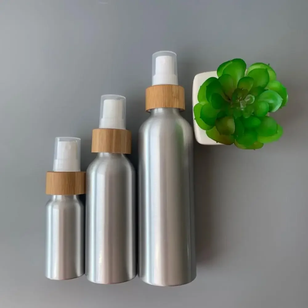 

popular selling cosmetic containers wholesale cosmetic packaging aluminum bottles with lid luxury cosmetic packaging bottle