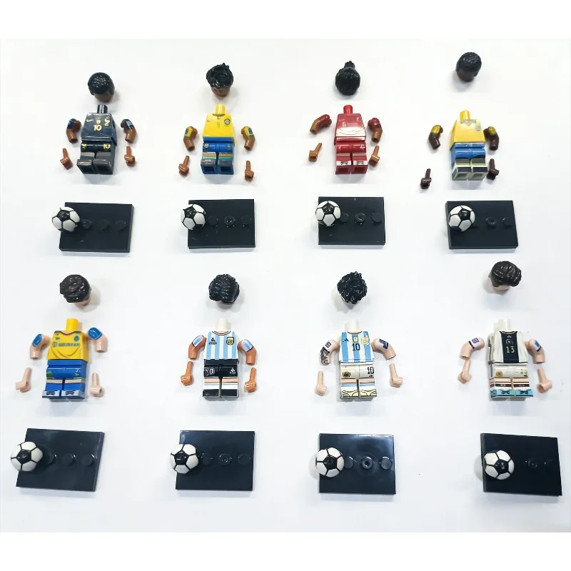 Sports-themed Building Block Toys with Accessories for Soccer and Baseball Games, Perfect for MOC Assembly and Festive Gifts
