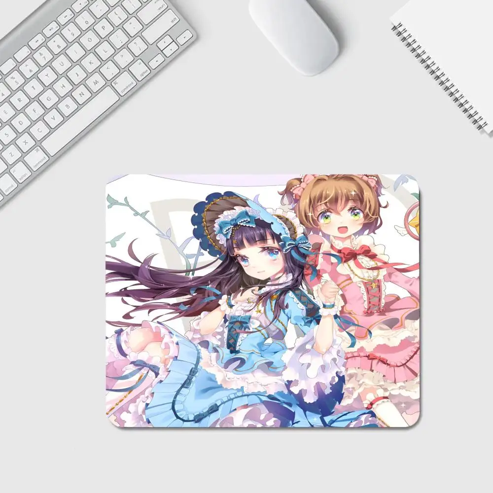 Anime C-Cardcaptor S-Sakuras Mouse Pad Anime Game Mouse Pad High Quality Small Desk Pad Rubber Laptop Desk Pad