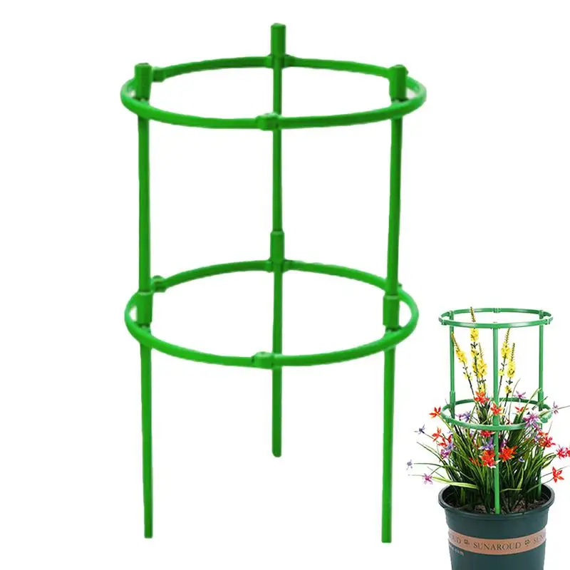 

Tomato Cages Plastic Column Vine Plant Bracket Potted Plant Flower Tomato Support Pile for Vegetables Flowers Fruit Rose Vine