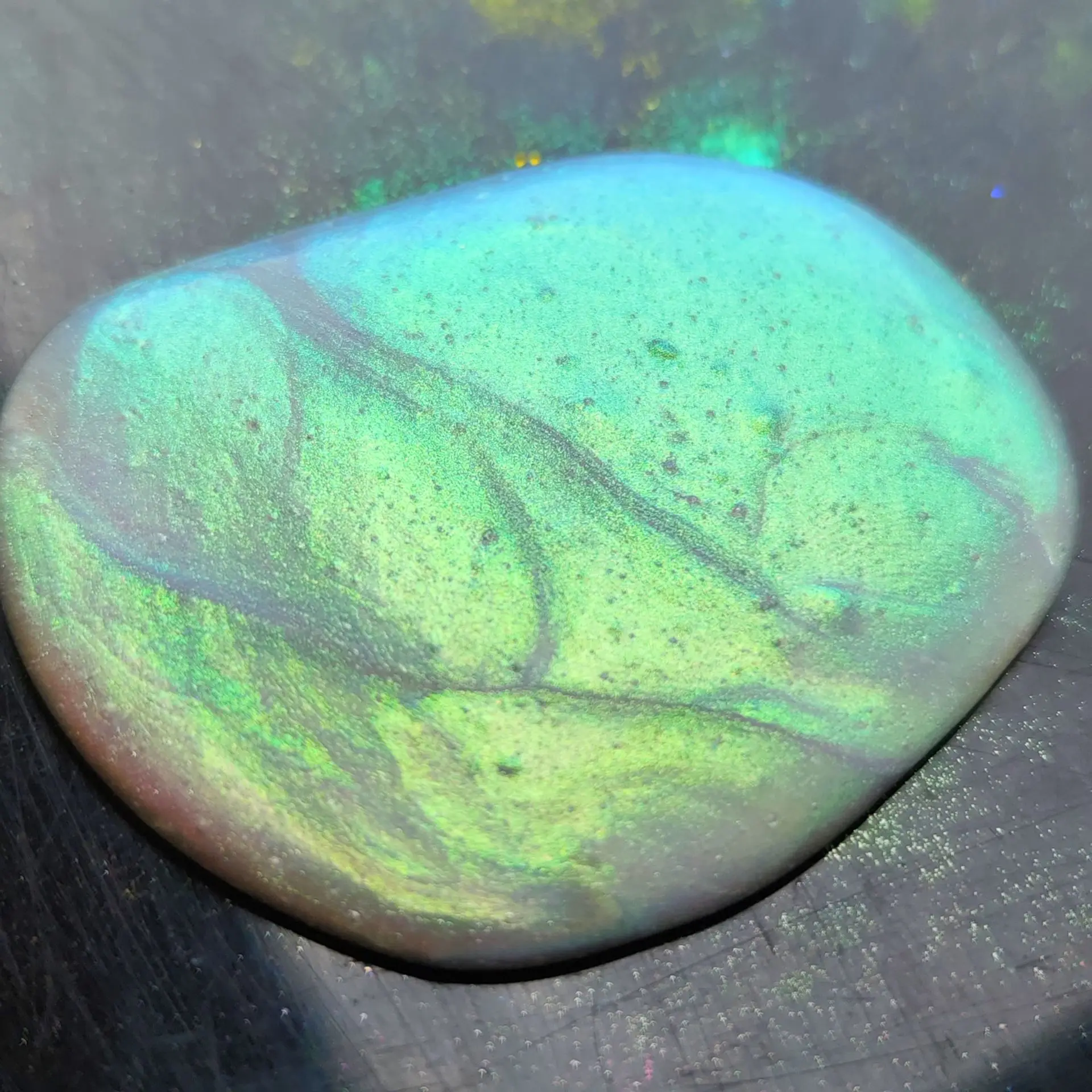 Iridescente Rainbow Aurora White super chameleon Pigment Powder/ Hypershift/colorshift pigment per slime/resin art/Craft t03