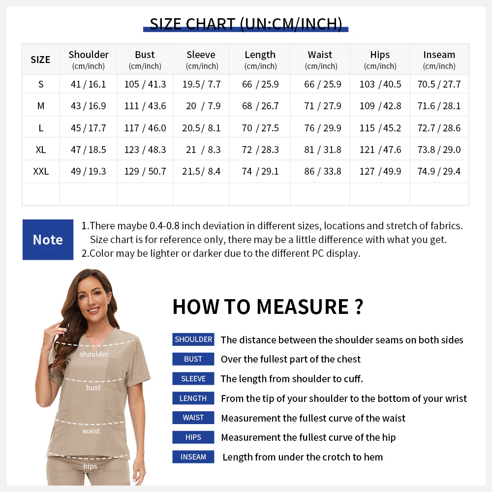 NiaaHinn Anestesista Uniforme de Enfermagem Terno Unissex Spa Roupas de Trabalho de Beleza Mulheres Conjunto Esfoliante Pet Clínica Médico Roupas de Trabalho