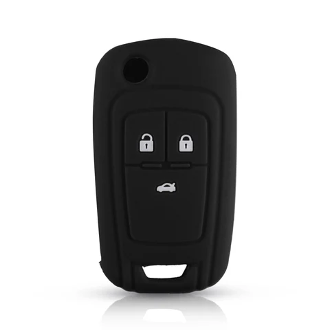 KEYYOU 3 кнопки силиконовый чехол для ключа автомобиля для шевроле круз Chevrolet Cruze Aveo Lova Epica Opel VAUXHALL Astra Corsa Antara Meriva Insignia корпус для пк