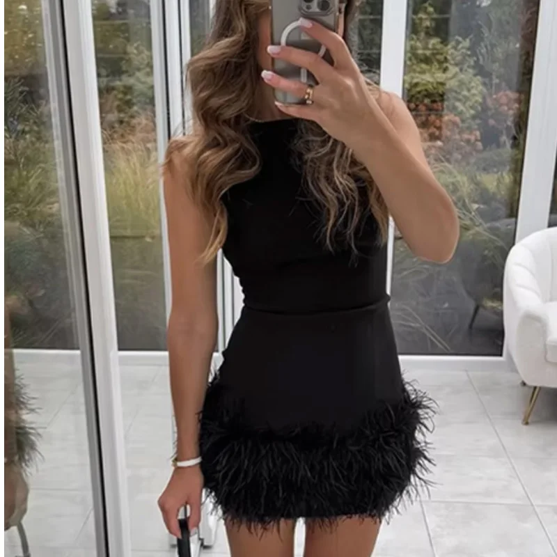 Is the HXAO Elegant Black Feather Dress Worth the Hype? A Deep Dive into  Style, Quality, and Real-World Wearability