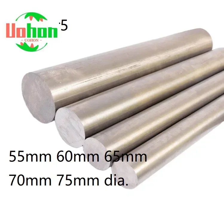 

Dia 55mm 60mm 65mm 70mm 75mm TA6V Titanium Alloy Rod Titanic Ti Stick Bar BT6 TI-6AL-4V Gr5 TC4 Titanium Round Rod