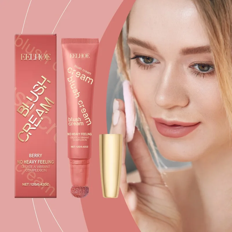 

Berry Shade Shimmer Blush Cream to Add Radiance to Cheeks