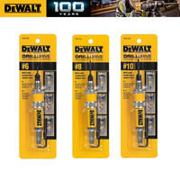 DEWALT DW2702 DW2701 DW2700 Drill Flip Drive Complete Unit #6 #8 #10 2 in 1 Countersink Wood Drill Bit 6mm 8mm 10mm Accessories