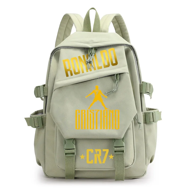 Ronaldo printed student schoolbag girls backpack outdoor travel bag casual bag youth bag