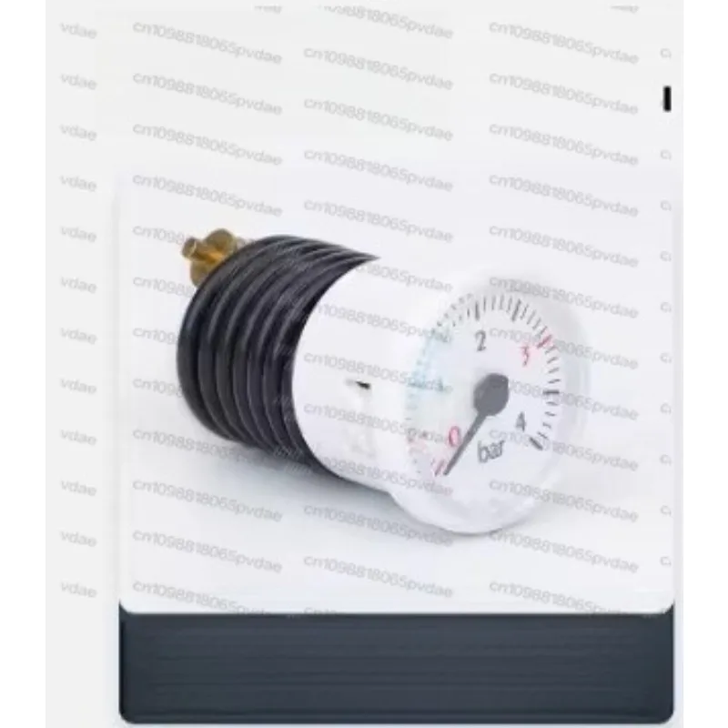 Wall-Mounted Boiler Universal Water Pressure Gauge 4bar Dual-Purpose Pot Capillary Steam Gauge