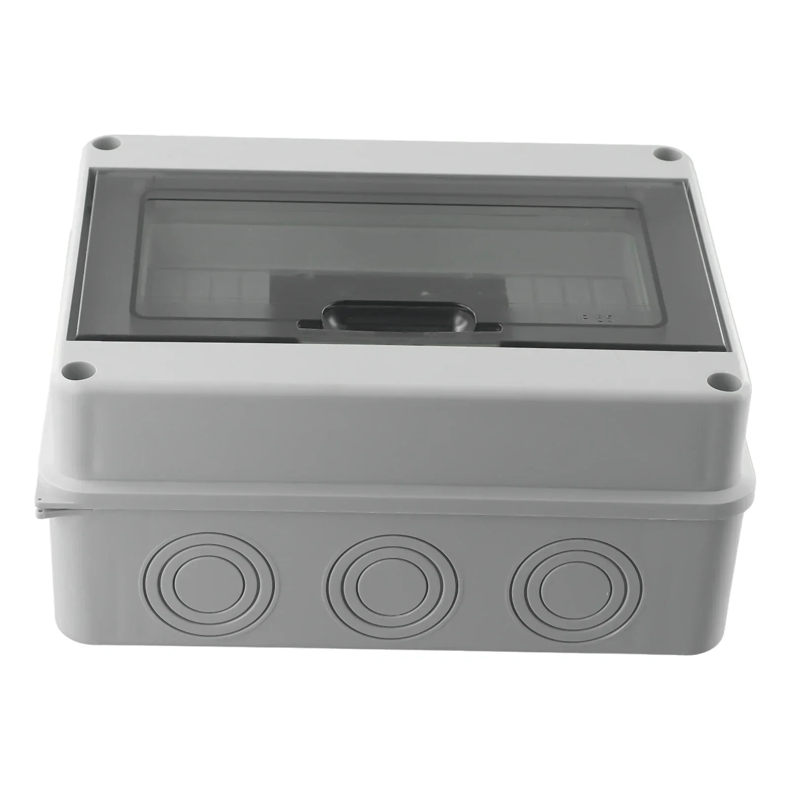 

Sturdy and Reliable Waterproof Distribution Box for House and Garden 1 Row 8 Modules Transparent Door IP65 Protection