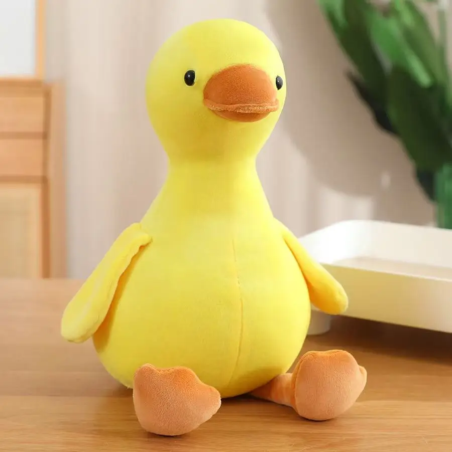 アヒル 黄色 リボン ぬいぐるみ ダック 鳥 レトロ ぬいぐるみ 鳥 アヒル たけのこ TAKENOKO プチぶらんでー