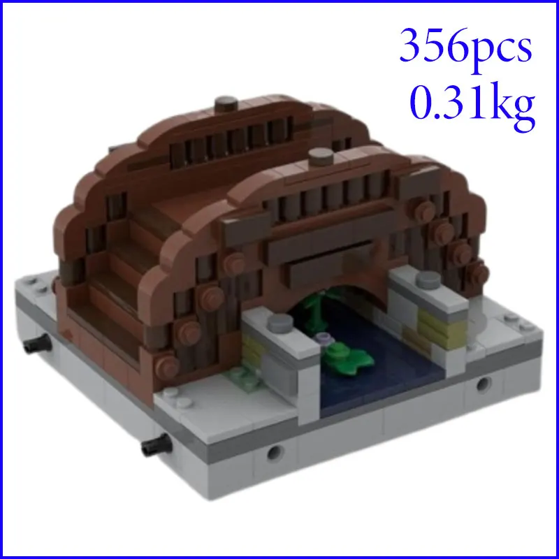 بقعة MOC-81214 85846 62616 وغيرها من المباني في العصور الوسطى لتقوم بها بنفسك جزيئات صغيرة تجميعها اللبنات لعبة تعليمية نموذج هدية #4
