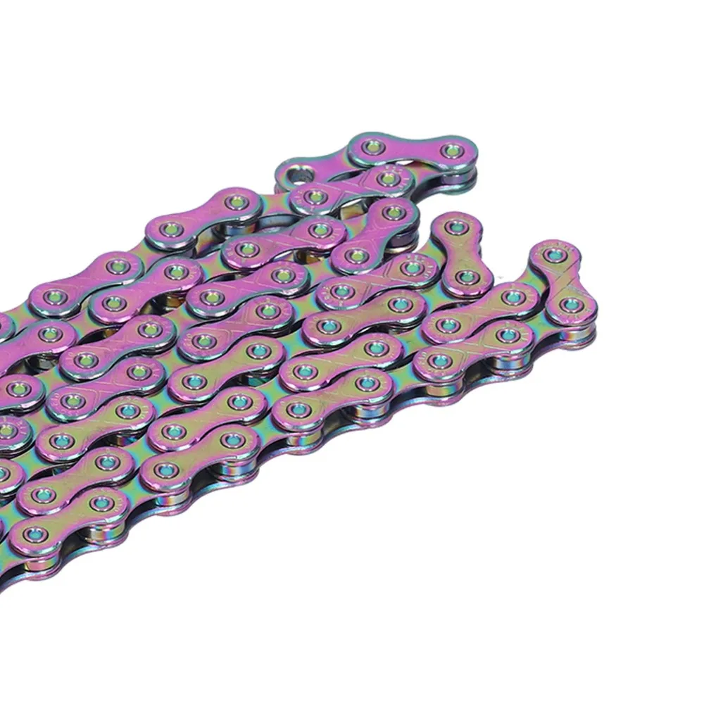 

10 Speed Bicycle Chain Manganese Steel 116 Links Mountain Bike Chain with Buckle High Strength Variable Speed Chain