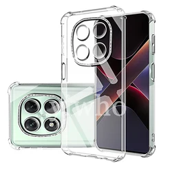 Transparent Phone Case for Xiaomi Poco X7 Pro 5G Shell Protective Camera Back Clera Full Covers for Poxo Pocco Poko X6 X5 X4 Pro