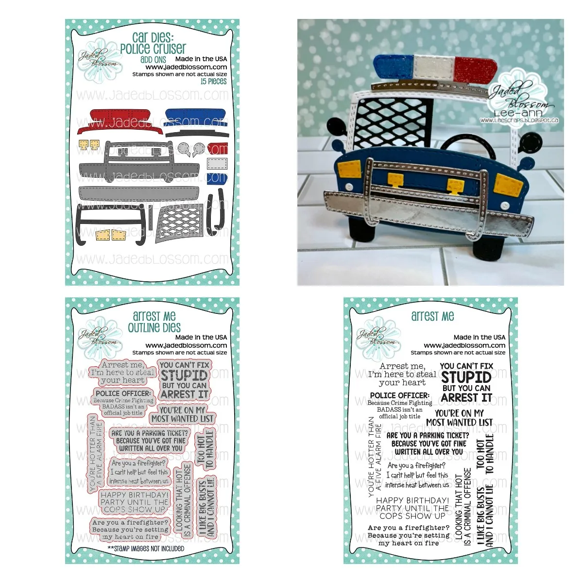 

Police Cruiser Gnome Accessories Metal Cutting Dies and Stamps for DIY Scrapbooking Albums Decorating Handmade Greeting Cards