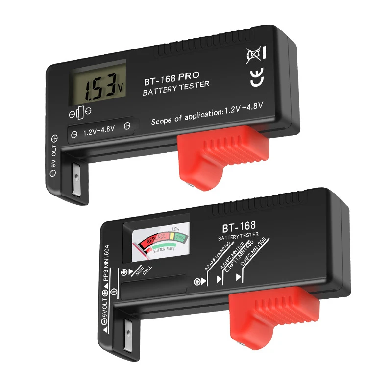

Digital battery level detector Battery capacity measuring instrument detects remaining battery level Digital display instrument