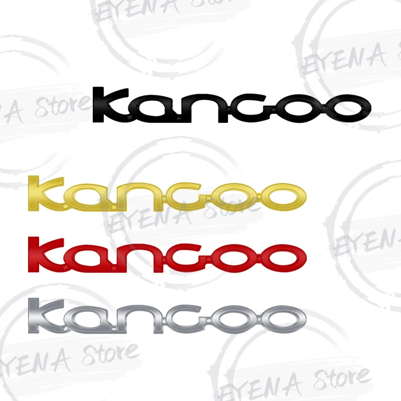 ل Kangoo شعار RS الرياضة Dci MK2 MK3 فان حروف شارة معدنية ملصقات سيارة الخلفي الجذع الجسم شعار اكسسوارات السيارات