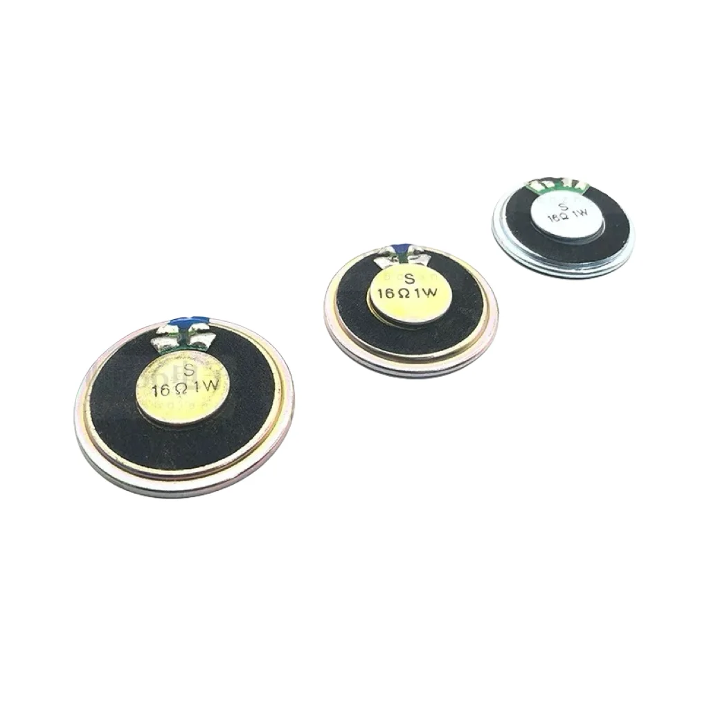 2 szt./partia Okrągły ultracienki głośnik do domofonu telefonicznego 28/32/36/40 mm 16 Ohm 1 Watt Głośnik PA o grubości 5 mm — zdjęcie produktu 3