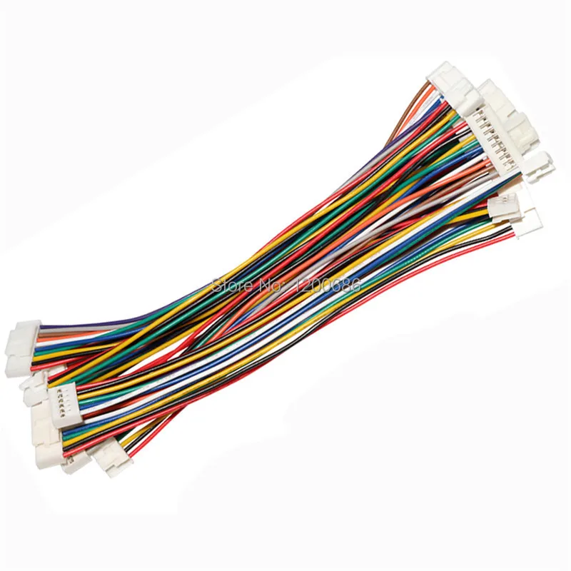 

50CM 24AWG 500MM HY2.0 HY 2.0 pitch 2P/3P/4P/5P/6P/7P/8 pin harness cable 2.0MM pitch double head customization made