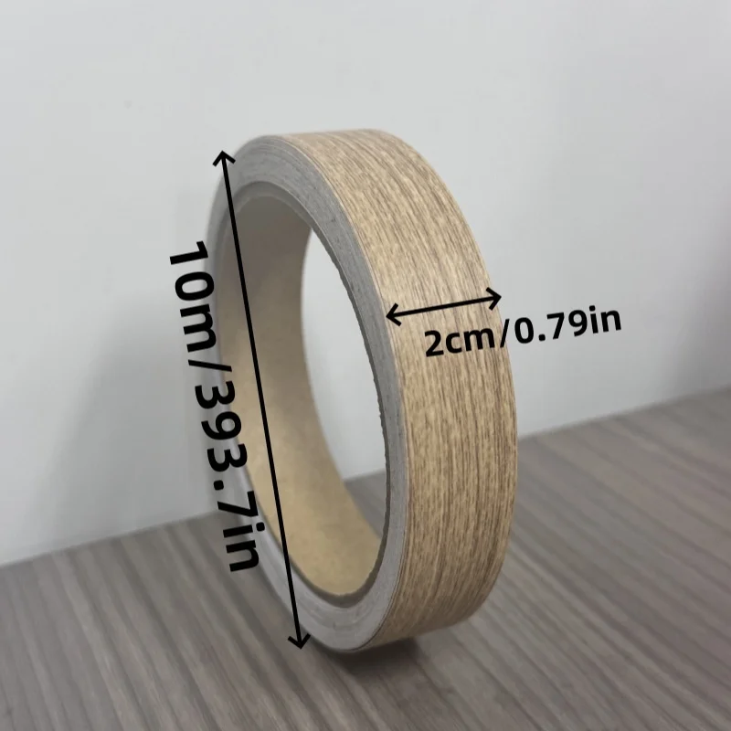 1PC 10m/393.7inch Wood Grain Stickers For Home Use Self-Adhesive Renovation Covering Repairing Wall Gaps Border Decoration Seam