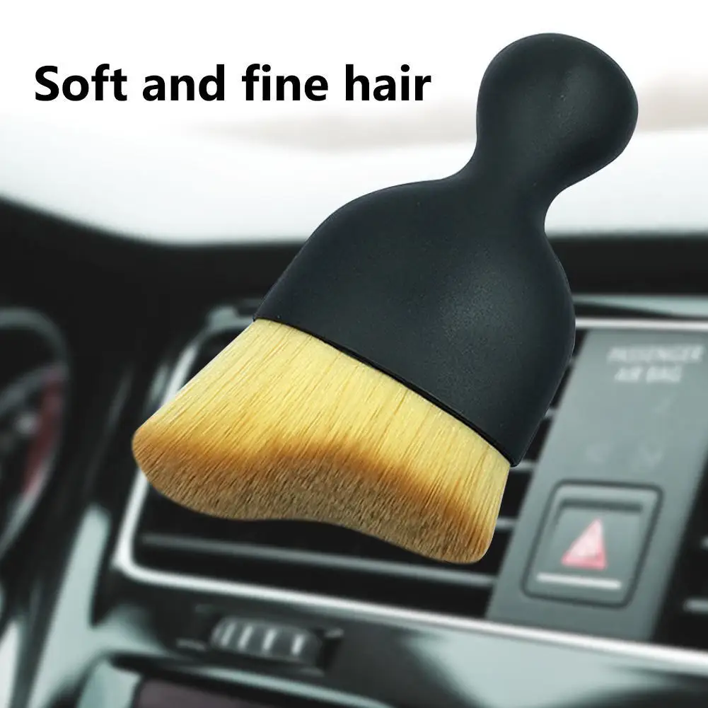 Car Interior Cleaning Soft Brush Washing Soft Curved Brushes For Homes Offices Dust Removal Tools Cleaning Detail Auto