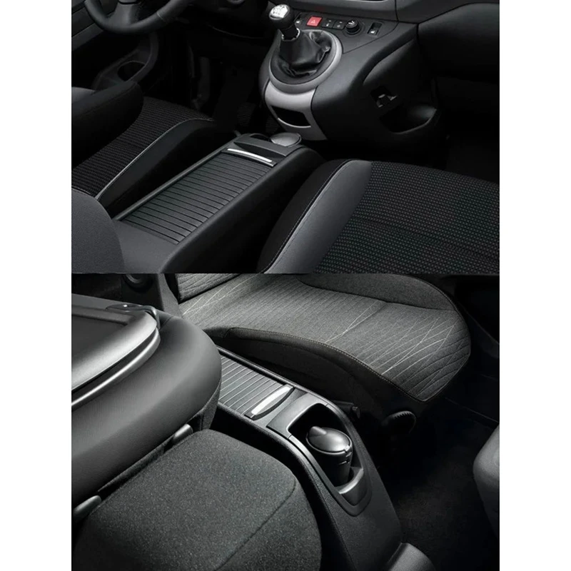 Couvercle de boîte d'accoudoir central, plaque de verre, rideau de nervure, porte-gobelet, cristaux, Berlingo, KIT Partner, 2008-2018