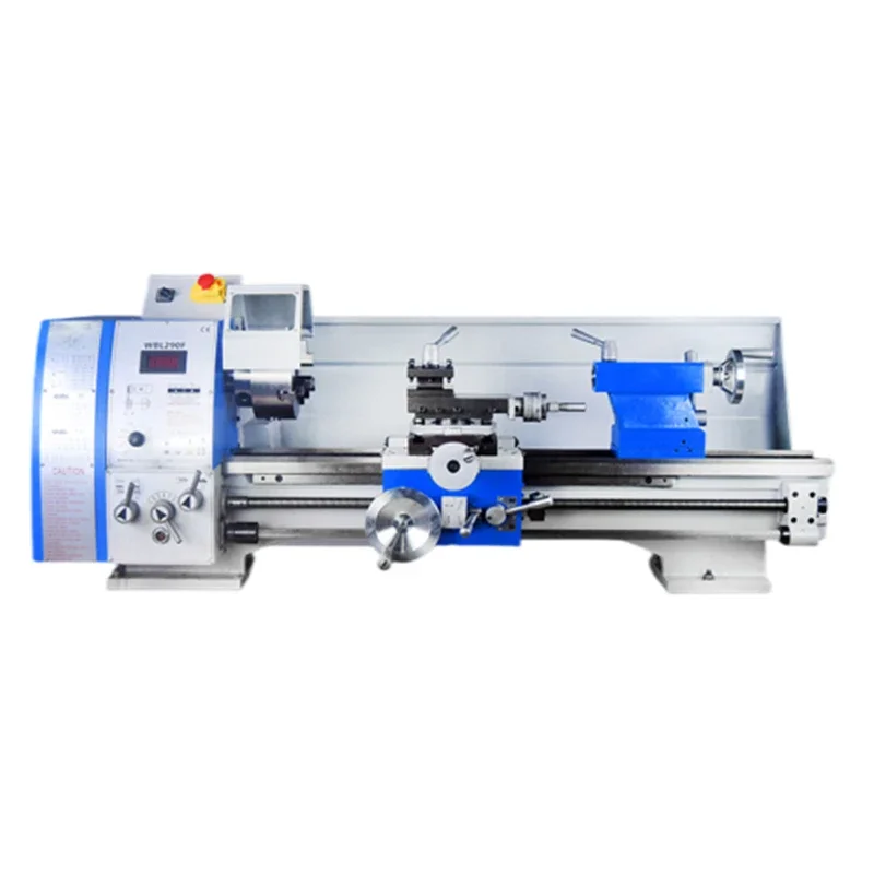 جديد WBL290F مخرطة منزلية مخرطة دقيقة معالجة التدريس الصناعي آلات سطح المكتب الصغيرة المنزلية