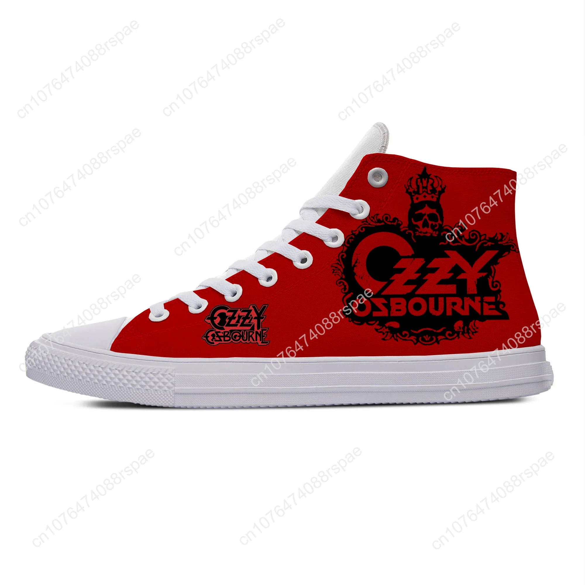 Osbourne Rock Sänger heiße coole Mode ozzy lässige Stoffs chuhe High Top atmungsaktive leichte Turnschuhe 3D-Druck für Männer Frauen