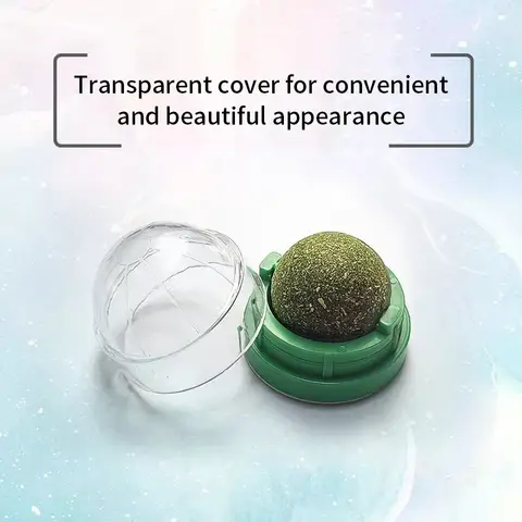 Naturlig kattmynta kattvägg självhäftande bollleksak klösträd godbitar hälsosamma naturliga klorbollar för att främja matsmältningen kattgrässnack 8 best sales katthus i trä - №1