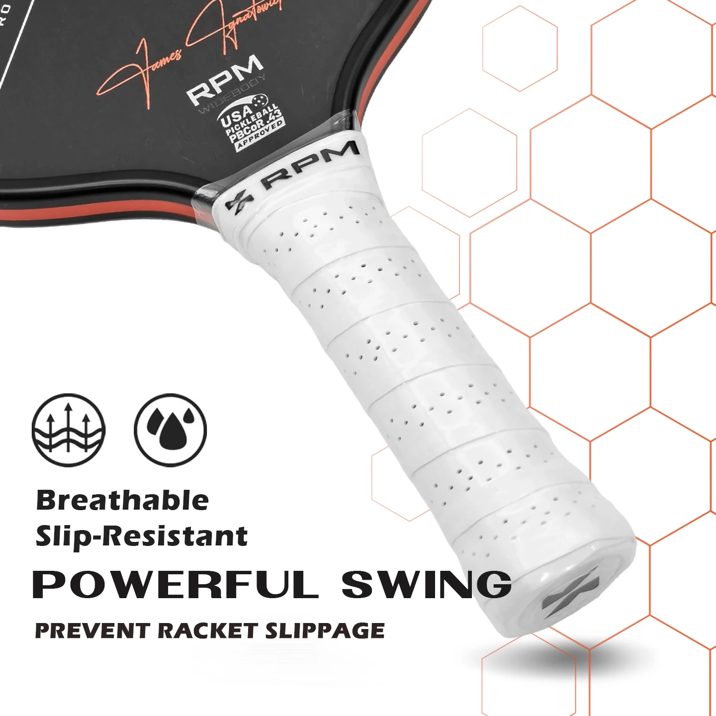 RPM V2 Pickleball Paddle Toray T700 Carbon Fiber 16mm Thick Core USAPA Approved for Tournament Use