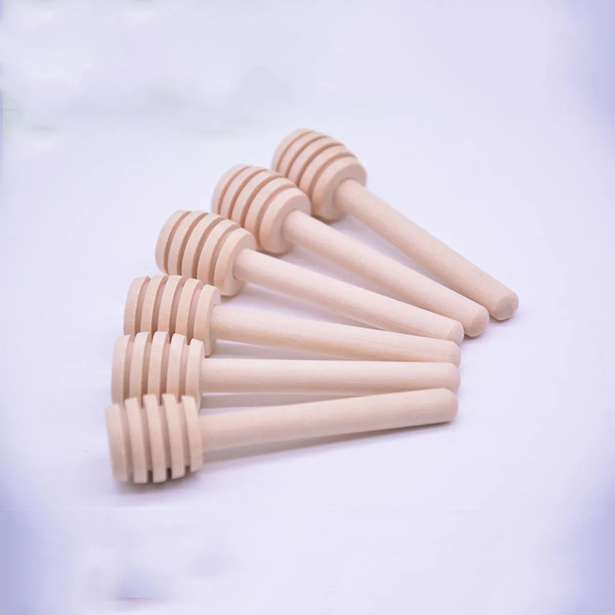 

30 PCS Wooden Honey Stick Dipper Sticks Stir Stirring Tool Bamboo Jar Dispenser Gift for Lovers