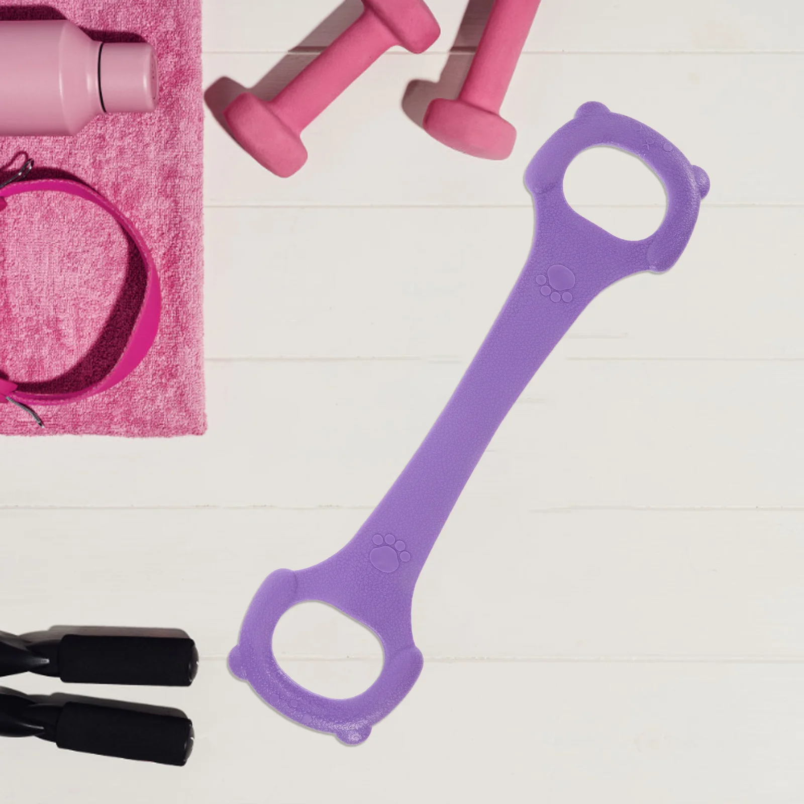 요가 및 저항 훈련용 스트레치 밴드 높은 탄성 Tpe 소재 유연성을 위한 휴대용 경량 운동 밴드