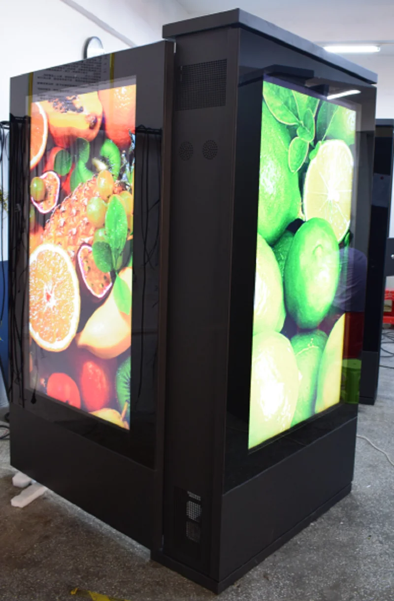 Quiosques de publicidade, equipamento de jogo, parede interna, sinalização digital, quiosque montado, totem, tela sensível ao toque LCD