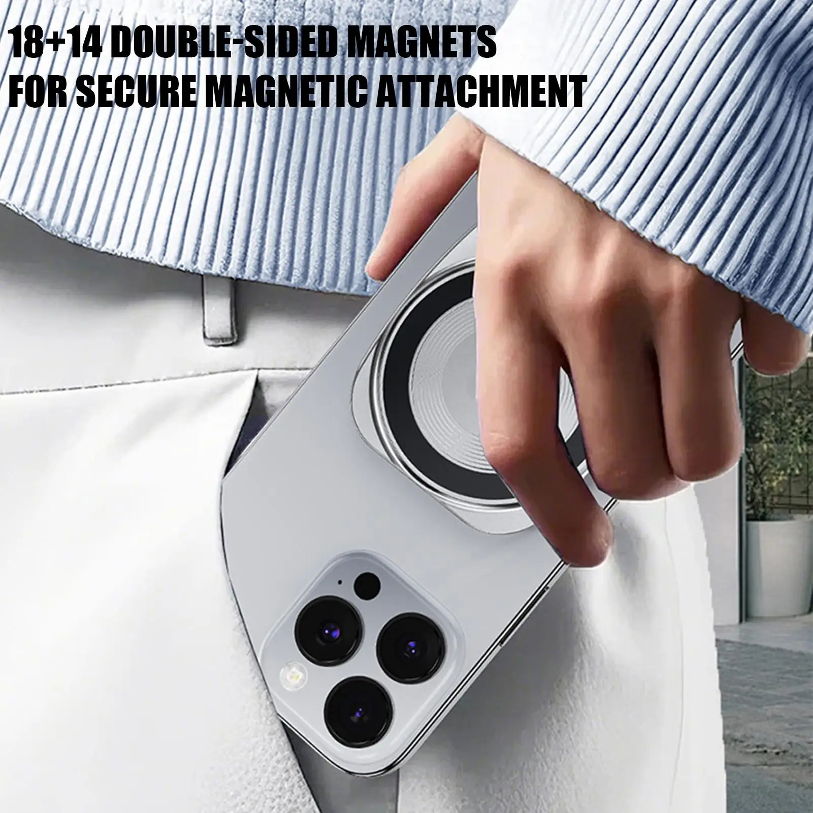 Magnetic Phone Stand Foldable Phone Tablet Holder Rotatable Outdoor Tablet Stand For Home Outdoor Car Golf Gym Selfie Truck