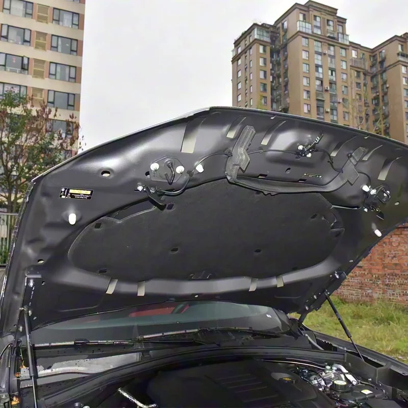 ل جاكوار F-Pace X761 2017 ~ 2025 الجبهة هود بطانة عازلة للصوت لوحة قطن الحد من الضوضاء غطاء عازل للحرارة اكسسوارات السيارات