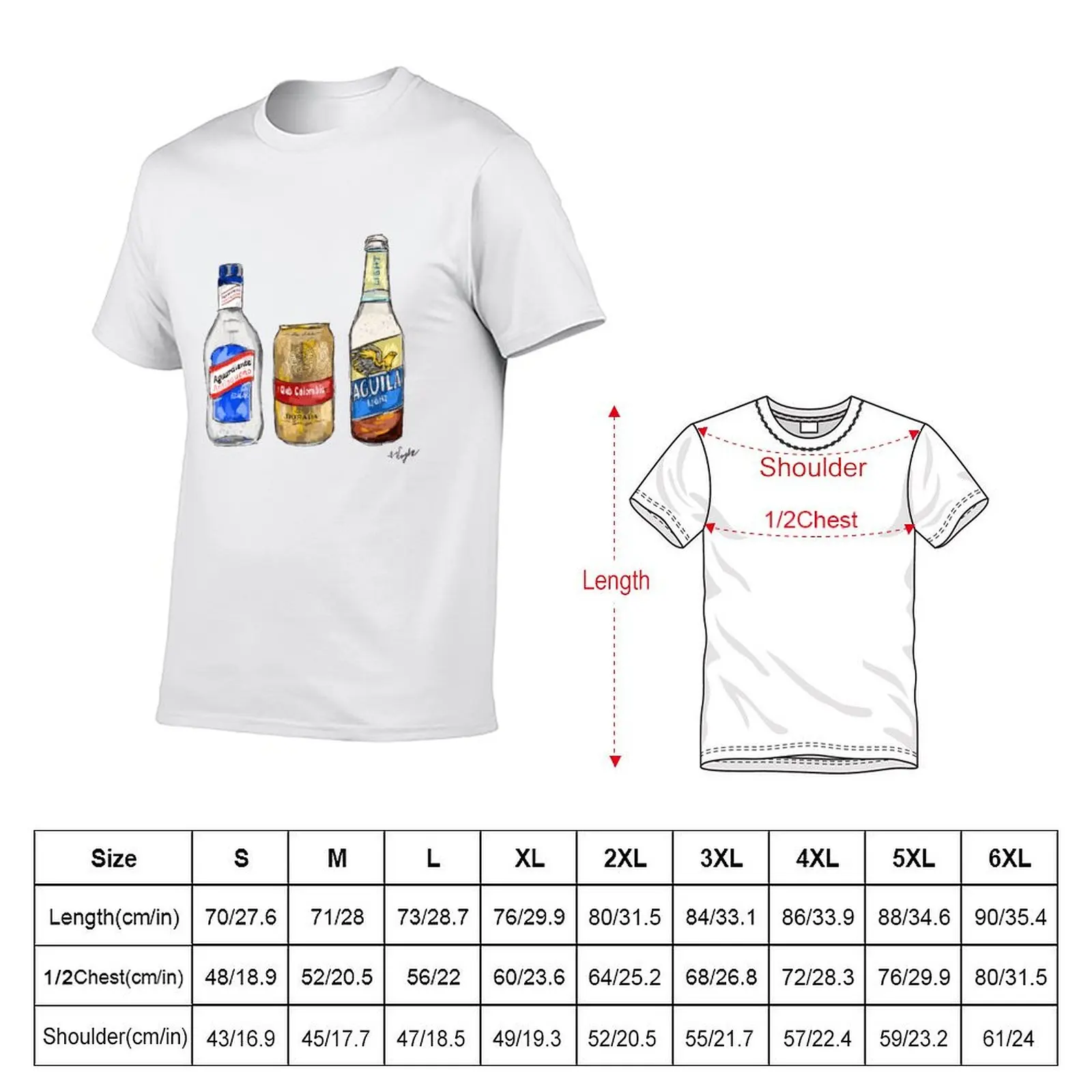 Club Colombia, Beer, Colombian Beer, Dorada, Aguardiente, Aguila T-Shirt t shirt man casual T-Shirt