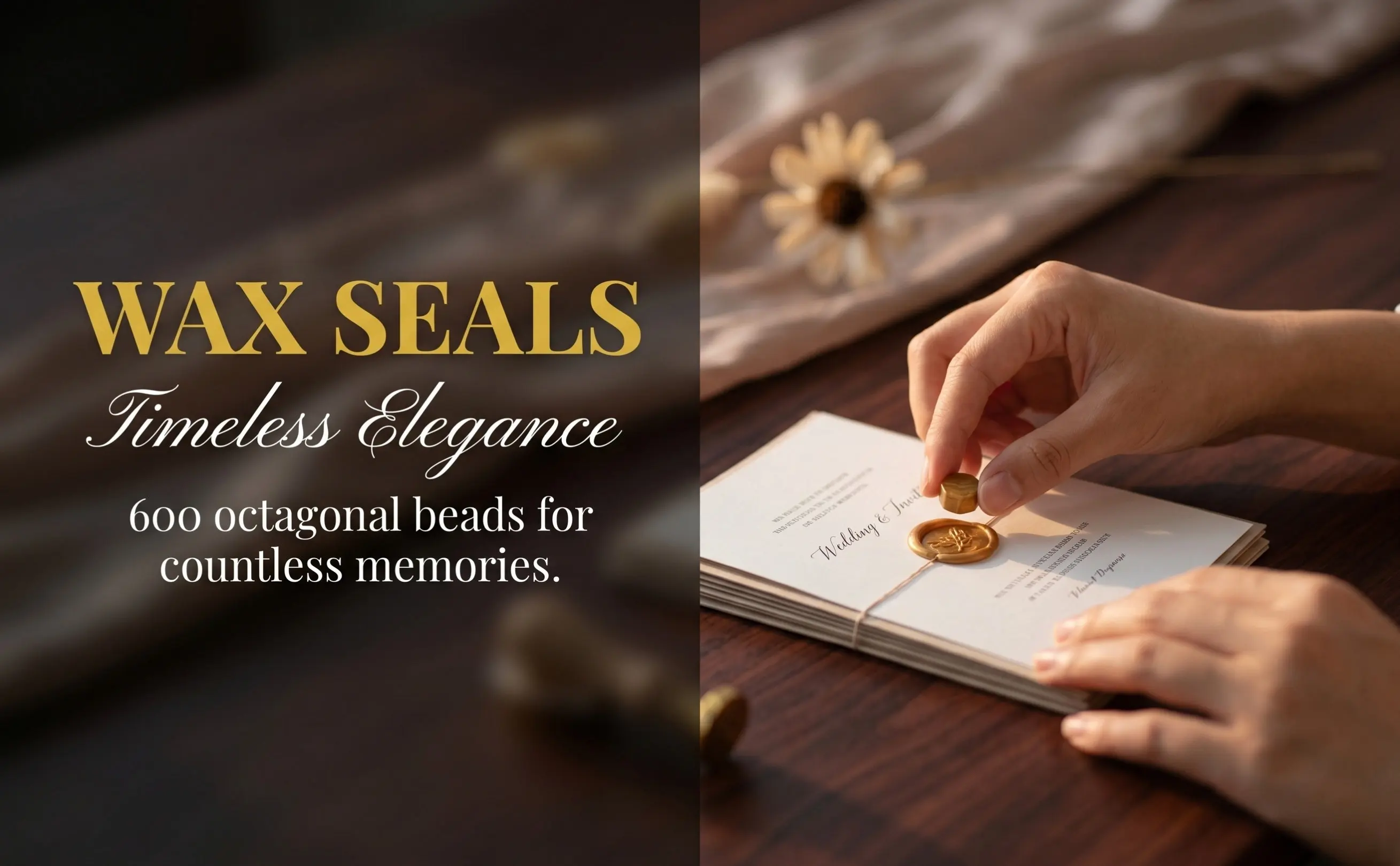 6Packs Wax Sealing Beads for Metal Letter Stamps Wood Stamp Stamping Tools Card Making Scrapbooking Envelope Seal Wedding Wax