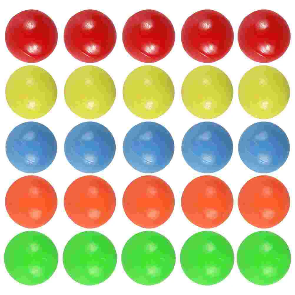 100 Pcs Probability Counting Ball Math Teaching Supplies Mini Toys Small Colored Balls Plastic Child for Toddlers