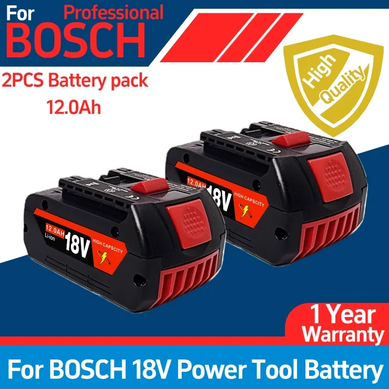 

For Bosch battery 18v professional 12.0Ah replacement for Bosch Drills,Saws,Grinders&Garden 18v Tools.GKS 185-LI GDS 18V-350