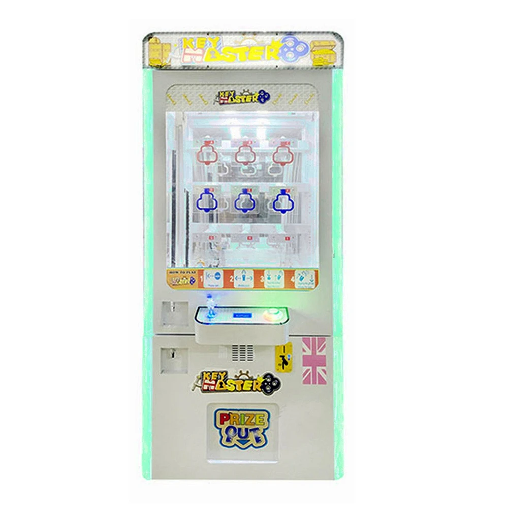 Lucky Key Master 9/15 Holes Mini Arcade Game Machine Coin Pusher Prize Vending Skill Game with Redemption Features