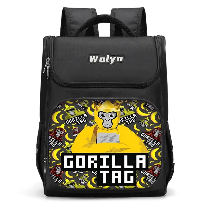 Large Child Backpack Boy Girls School Bag For Men Women Novelty Cool Gorilla tag Traveling Backpack Durable and Multi Compartmen