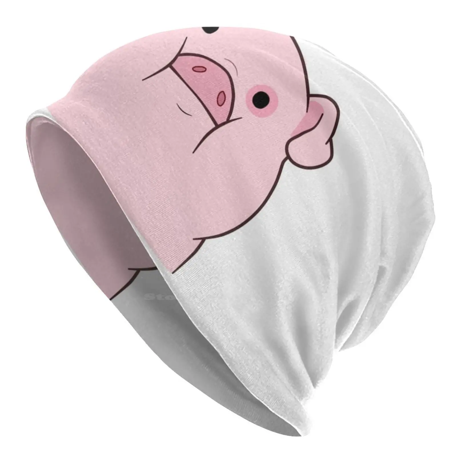 Waddles Knitted Hat Warm Beanie Outdoor Caps Waddles Duck Cartoon Digitalart