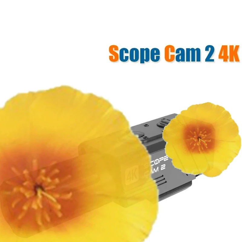 RunCam Scope Cam 2 4K Camera IP64 WaterProof Paintball APP 1400mAh 128G Scopecam Camera Digital Zoom Customized Crosshairs