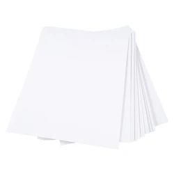 Papel adhesivo de vinilo impermeable imprimible Premium para inyección de tinta e impresora, papel de calcomanía blanco mate, 30 hojas, 210x280mm