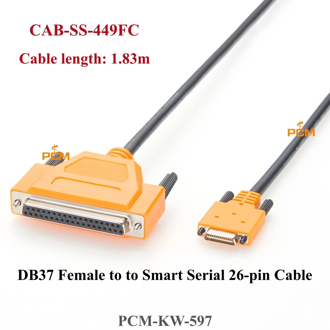 Cisco Compatible Smart Serial 26-pin to DB37 RS-449 DCE Female Connector Cable 72-1433-01 for Cisco Router WAN Server