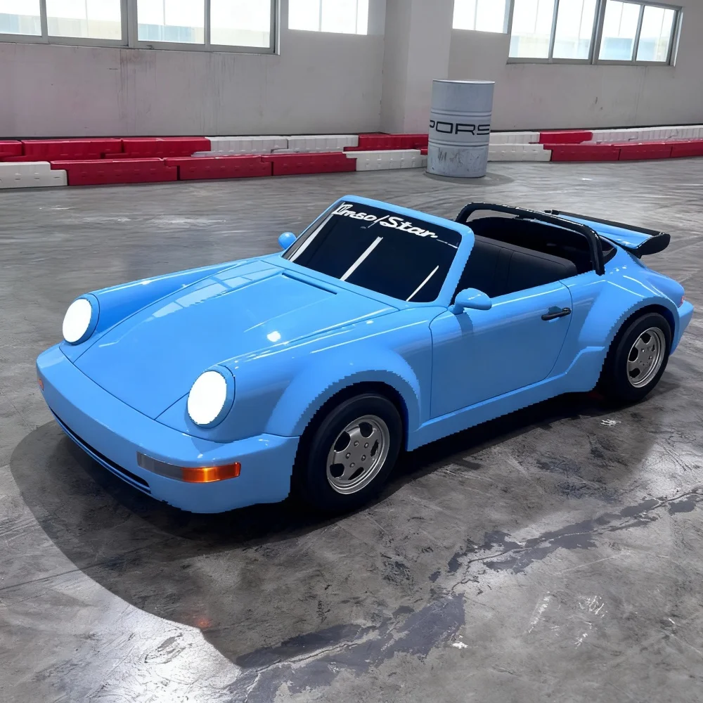 Factory customized two seater retro electric drifting car with built-in audio system for adult luxury drifting car for sale