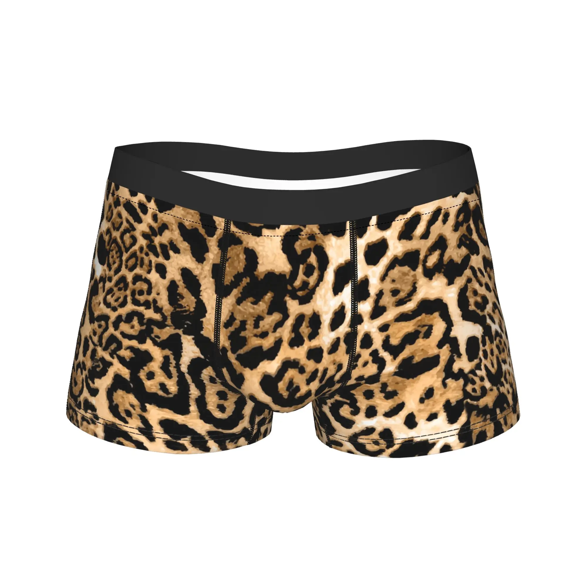 Leopard  Merch Boxers Briefs Humorous Underwear  Boxer Pants Gag Gifts For Man